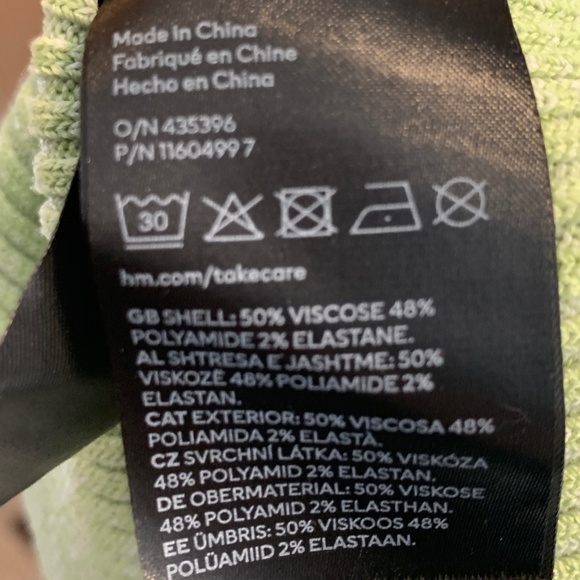 NEW NEVER WORN! NO LONGER ON H&M CA SITE! Rib-knit sweater w/ sweetheart neck - Picture 9 of 10